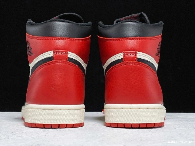 Rep Air 555088-610 High OG Toe 1 Jordan Retro Bred 0801